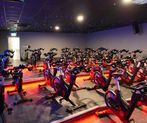 Cycle studio tiered seating LED strip lights